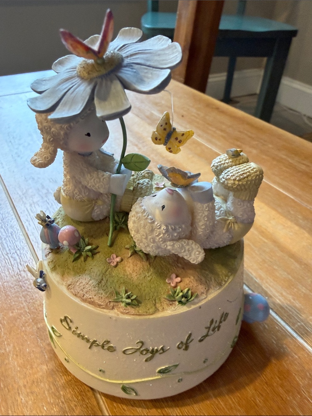 Simple Joys of Life Music Box Figurine -
